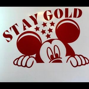 Stay Gold Mickey Sticker
